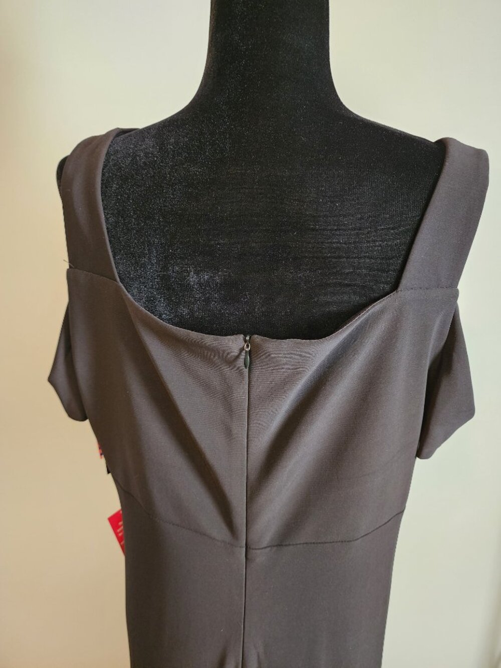 Nightway Long Cold-Shoulder Dress size 16 W - Picture 5 of 9